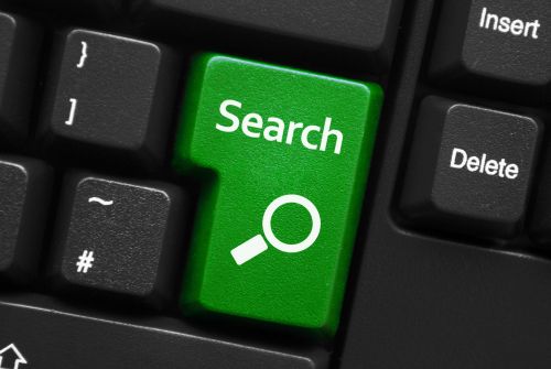 "Search" key on keyboard